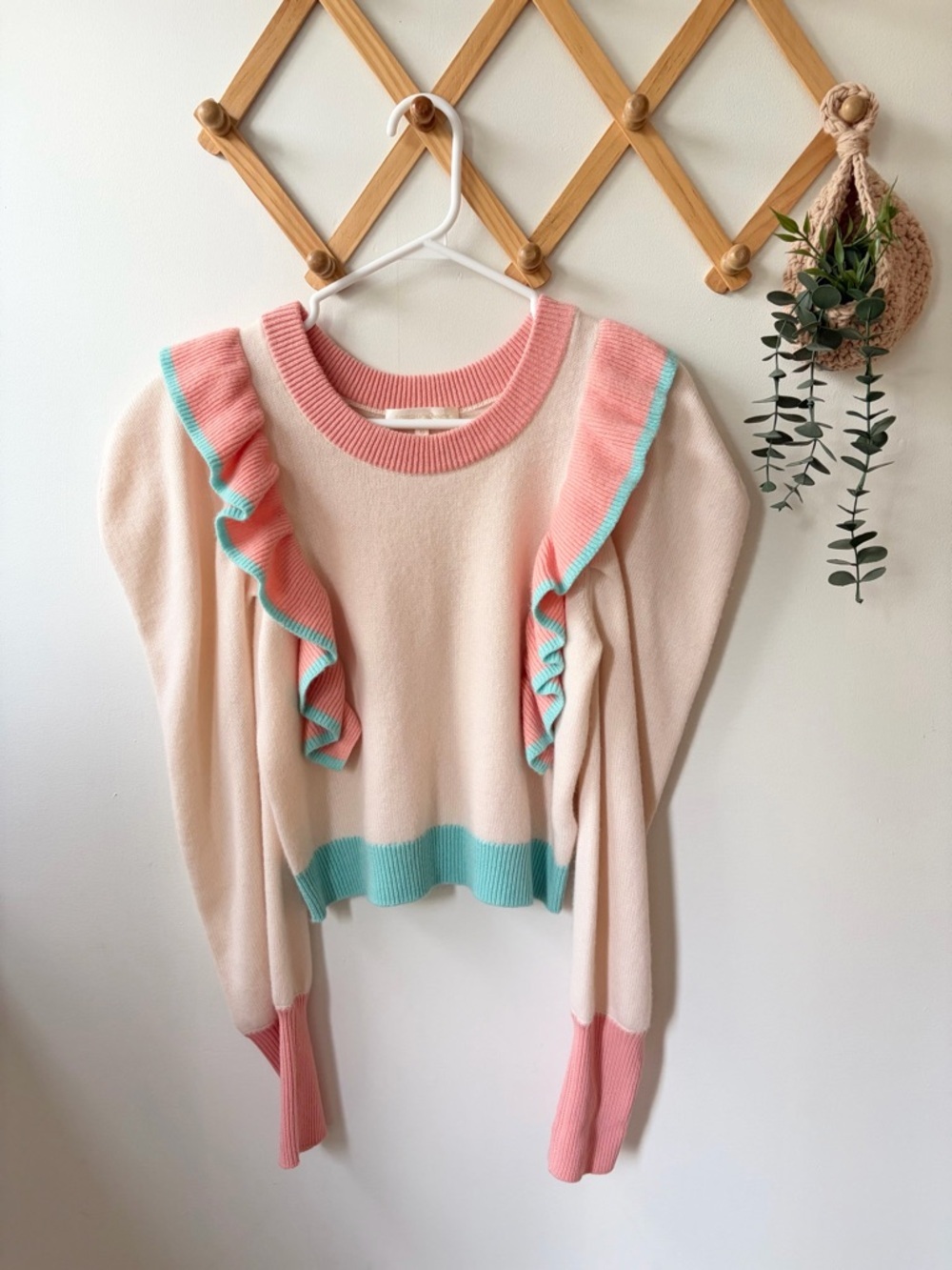 LoveShackFancy Greece Ruffle Sweater - Picture 4 of 7